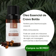 Óleo Essencial De Cravo Botão 10ml - Eccos Cosméticos