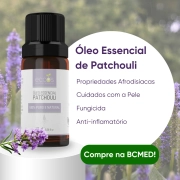 Óleo Essencial De Patchouli 10ml para Rejuvenescimento e Anti-inflamatório - Eccos Cosméticos 