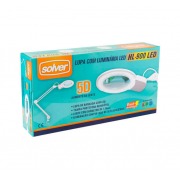 Lupa De Bancada Com Iluminação Led 5D Hl-900 - Solver