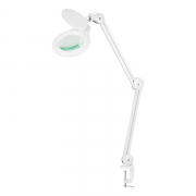Lupa Articulada Com Fixador Para Mesa, Dimmer, Zoom De 5X E Led - Hl-410 - Solver