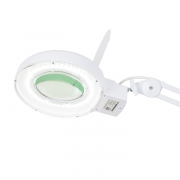 Lupa Articulada Com Fixador P/ Mesa, Zoom De 5X C/ Led - Hl 500 - Solver