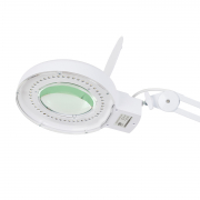 Lupa Articulada Com Fixador P/ Mesa, Zoom De 8X C/ Led - Hl 500 - Solver