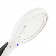 Lupa De Mão Portátil Com 8 Leds E Ultravioleta Com Aumento Bifocal Slp-195 - Led /Uv Para Estética - Solver