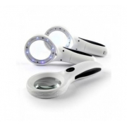 Lupa Mini Led com Luz Negra Ultravioleta para Análise de Pele - Estek