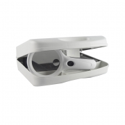 Lupa Mini com 8 Leds e 1 diodo Ultravioleta para Análise de Pele 90mm - Estek