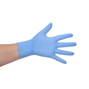 Luva Nitrílica Azul - Sem Pó - Medix Brasil