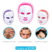 Máscara de LED Facial para Fotobiomodulação - Iphoton Mask Basall