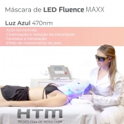 Máscara Fototerapia LED Facial + Pescoço para Fluence Maxx - HTM