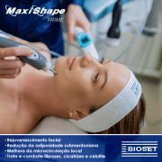 Maxishape Prime - Aparelho Ultracavitação, LED, Radiofrequência e Ondas de Choque (PSW)- Bioset 