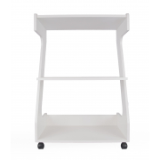 Mesa Auxiliar Tipo Z sem Gaveta Branco - Salus Brasil