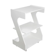 Mesa Auxiliar Tipo Z sem Gaveta Branco - Salus Brasil