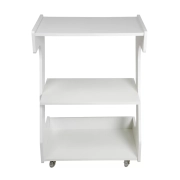 Mesa Auxiliar Tipo Z sem Gaveta Branco - Salus Brasil