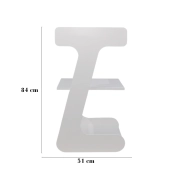 Mesa Auxiliar Treatment - Linha Prime - BCMED-Branco