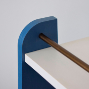 Mesa Auxiliar Utility - Linha Prime - BCMED-Azul