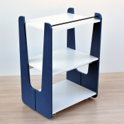 Mesa Auxiliar Utility - Linha Prime - BCMED-Azul