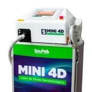 Mini 4D - Aparelho de Epilação a Laser de Diodo- SouPelli
