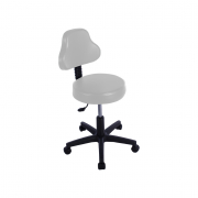 Mocho Comfort Plus Com Encosto e Ajuste de Altura - BCMED - Branco