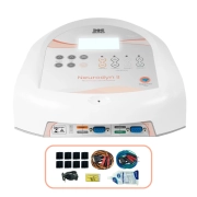 Neurodyn II - Aparelho de Correntes TENS, FES e Russa - Eletroestimulador de 4 Canais - Ibramed 