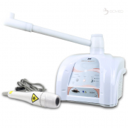 Novo Dermosteam Vapor de Ozônio + Caneta LED Azul 450nm - Ibramed 