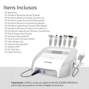 Effect HTM - Aparelho de Radiofrequência Multipolar com Kit Estética Íntima