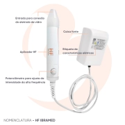 HF Ibramed - Aparelho de Alta Frequência Portátil