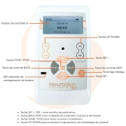 Neurodyn Portátil - Aparelho de Corrente TENS com 02 Canais - Ibramed