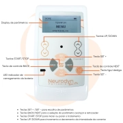 Neurodyn Portátil - Aparelho de Correntes TENS/FES com 02 Canais - IBRAMED