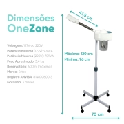 Onezone Vaporizador de Ozônio para Tratamentos Estéticos - Estek