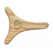 Pantala Facial Massageador de Madeira (Unidade) Tipo Estrela mais Bolsa de Brinde - BCMED