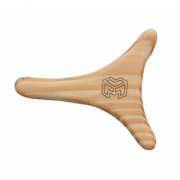 Pantala Facial Massageador de Madeira (Unidade) Tipo Estrela mais Bolsa de Brinde - BCMED