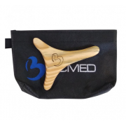 Pantala Facial Massageador de Madeira (Unidade) Tipo Estrela mais Bolsa de Brinde - BCMED