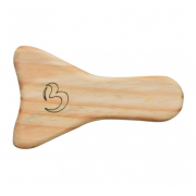 Pantala Facial Massageador de Madeira (Unidade) Tipo Taça mais Bolsa de Brinde - BCMED