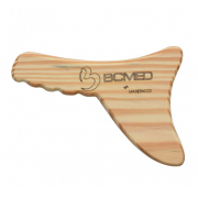 Pantala Massageador Corporal De Madeira (Unidade) Tipo L Dentada mais Bolsa de Brinde - BCMED