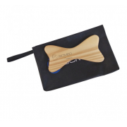 Pantala Massageador Corporal De Madeira (Unidade) Tipo Osso mais Bolsa de Brinde - BCMED