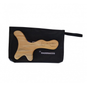 Pantala Massageador Corporal De Madeira (Unidade) Tipo Y Cavada Dupla mais Bolsa de Brinde - BCMED