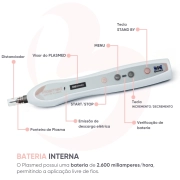 Plasmed - Caneta de Jato de Plasma Portátil - IBRAMED