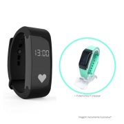 Smart Watch Massy Relógio Inteligente com Oximetro, Monitor Cardíaco, Pressão Arterial + 8 Funções - Azul Turquesa