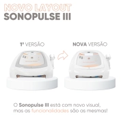 Sonopulse III - Aparelho Ultrassom 1 E 3 MHZ para Estética e Fisioterapia - IBRAMED